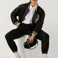 J2K | cargohose aus leder