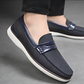 Hochwertige herren-loafer aus leder – elegantes schuhdesign