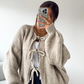 Tamara - kuscheliger damenpullover mit knopf vorne