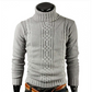 Rollkragenpullover aus  baumwolle mit  zopfmuster - Lucian