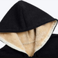 Lena - jacke mit kapuze, gefüttert mit kunstpelz