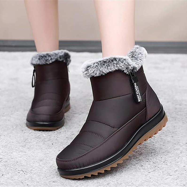 Warme winterstiefel aus baumwolle für frauen
