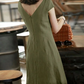 Elegantes sommerkleid mit zarten armeln