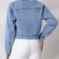 Rashana - kurze jacke aus baumwolldenim