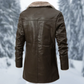 Lucian – warme fleece-winterjacke für herren