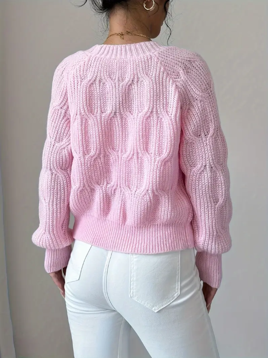Mezzia – süße strickjacke mit schleife