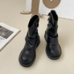 Augusta – slip-on-stiefel aus vintage-leder
