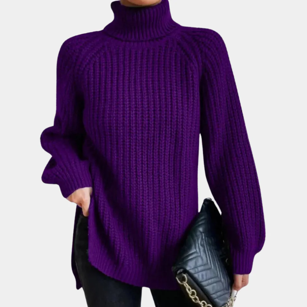 Madeleine – luxuriöser weicher rollkragenpullover für damen