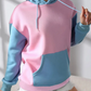 Maori – stylischer kapuzenpullover mit farbblock-design