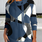 Vera | farbblockpullover mit kapuze