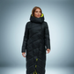 Exklusiver parka mit knopfverschluss