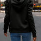 Anzu – kapuzenpullover aus baumwolle mit puffärmeln