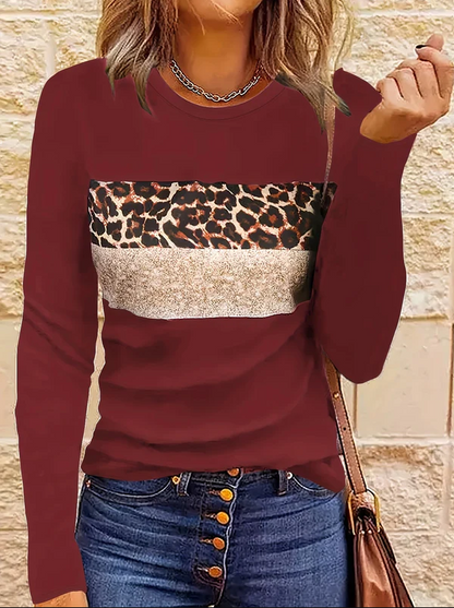 Emmi | das schicke langarmshirt mit leopardenprint