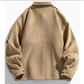Valento - jacke mit fleecefutter aus wildleder