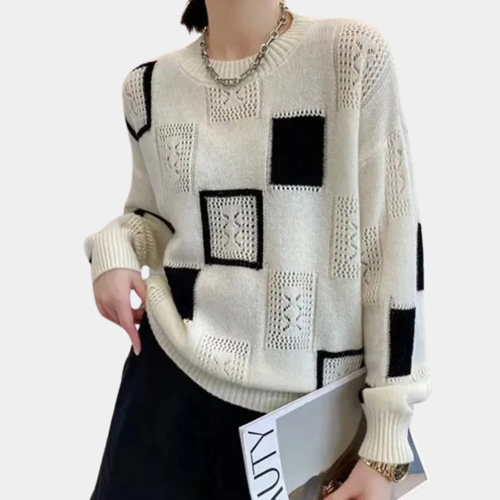 Eleganter damenpullover in luxuriöser qualität