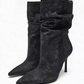 Norina - elyce denim-stiefel mit hohem absatz für damen