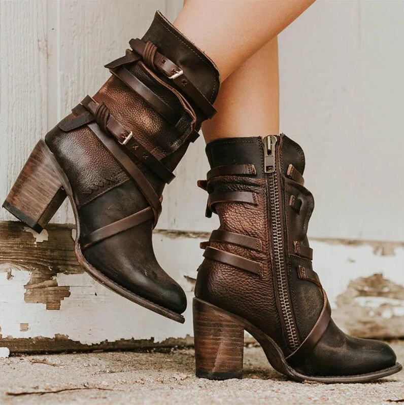 Elegante winterstiefel aus leder für damen – wärme und stil perfekt vereint