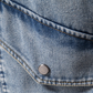 Tony - lässige bomberjacke aus jeansstoff
