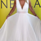 Zoey – weißes glamour-maxi