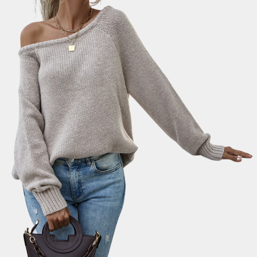 Lina – kuscheliger strickpullover für damen