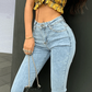 Mette – klassische schlagjeans für damen