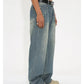 Weldon - gewaschene retro weite jeans