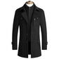 Vincent | trenchcoat mit offenem kragen