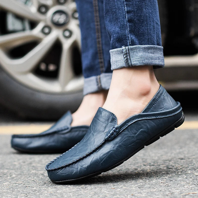 Herrenschuhe aus echtem italienischem leder