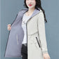 WOLF lange windbreaker-jacke
