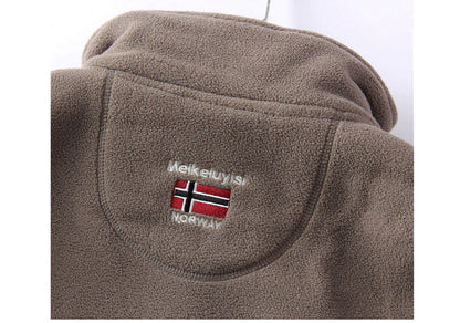 Nordic - warme fleece-sherpa-jacke