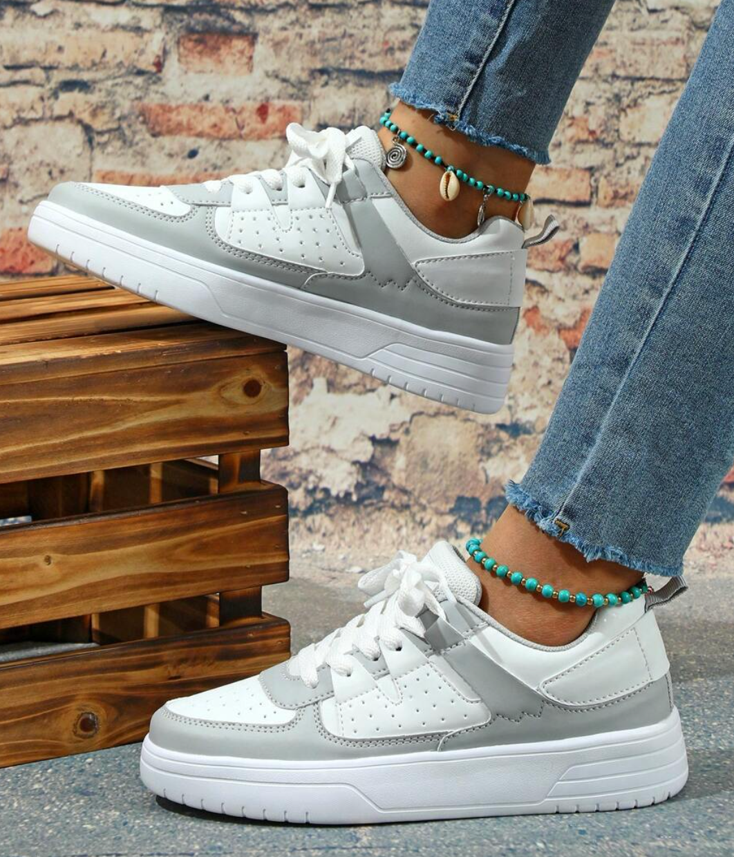 Grau Sneaker für Damen