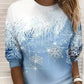 Eva Janssen – eleganter pullover mit schneeflocken