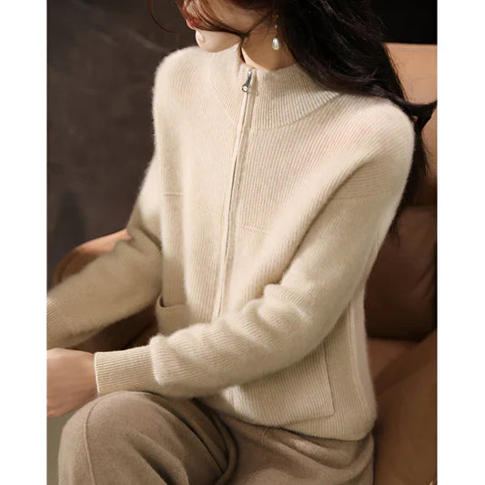 Norberta – kuschelige und stylische wolljacke