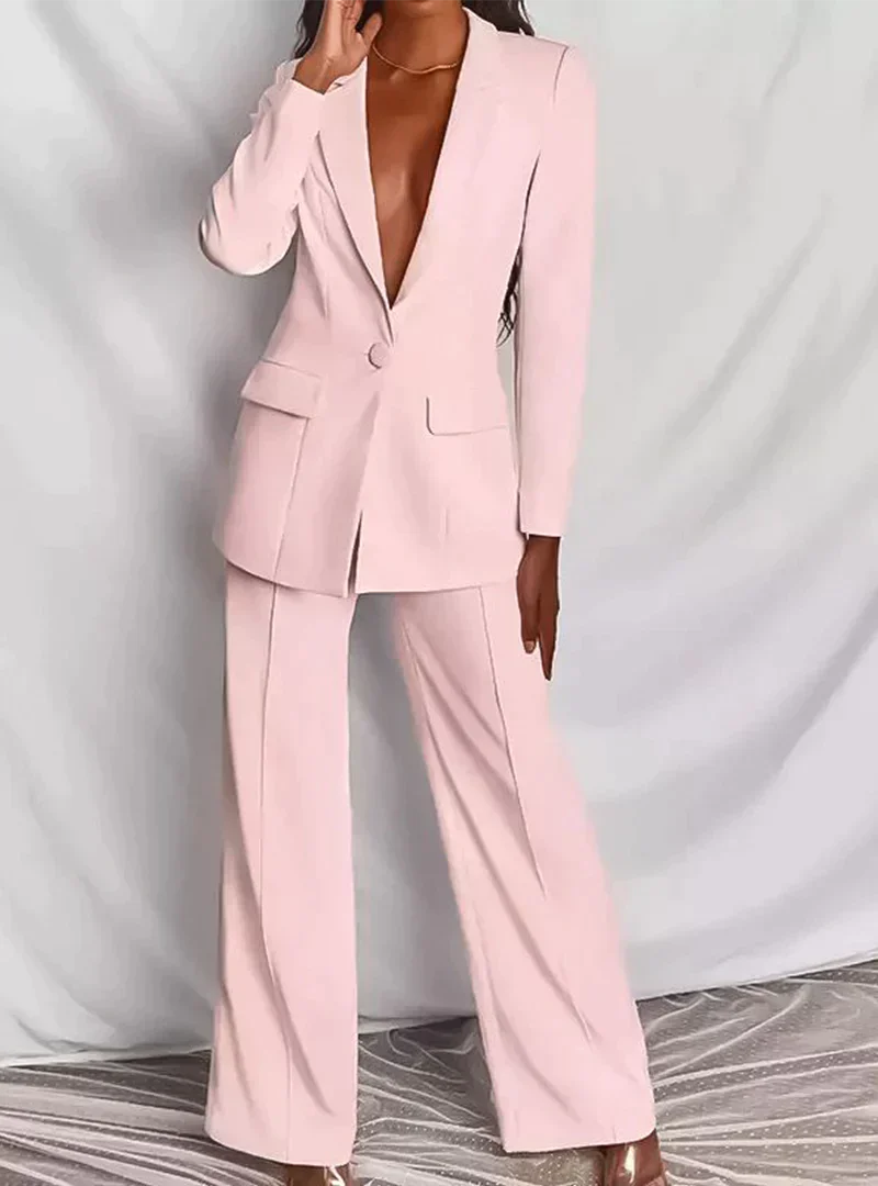 JESIKA - stilvolles set bestehend aus edlem blazer und eleganter hose