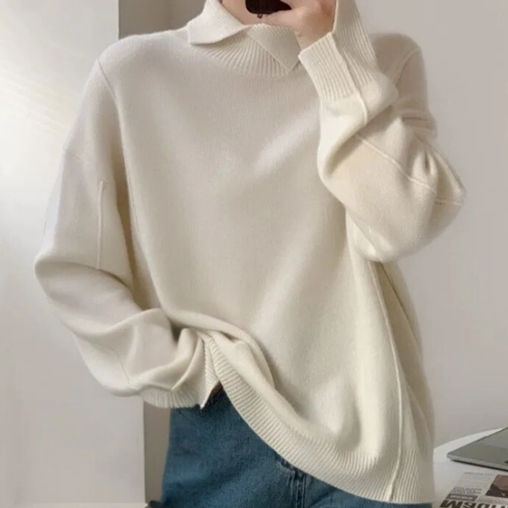 Kayla - eleganter gehäkelter pullover für frauen