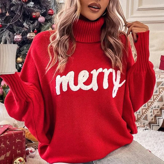 Emerie – warmer festlicher rollkragenpullover für damen