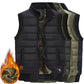 Warme outdoor-weste mit futter für herren