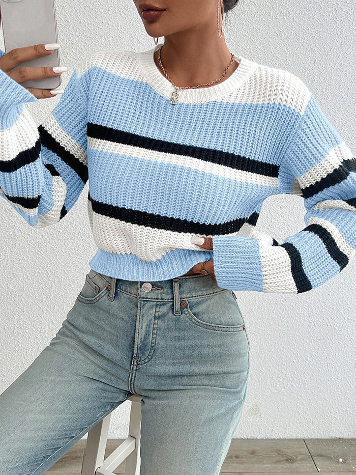 Tabitha - strickpullover damen rundhals