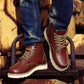 Retro-winterstiefel für herren | warm & robust