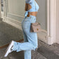 Silkeir | baggy jeans für damen | blau