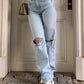 Silkeir | baggy jeans für damen | blau