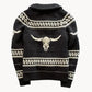 Buffalo - robuste und raffiniert gestaltete pulloverjacke für herren