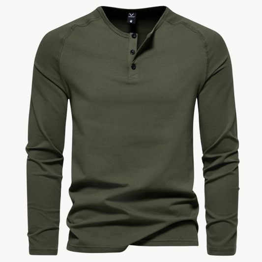Gabriel - exklusives herren-t-shirt mit knopfverschluss