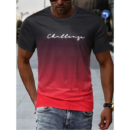 Tate | vintage-t-shirt mit farbverlauf für herren