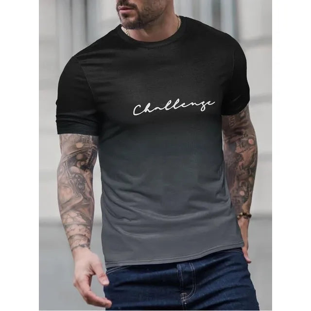 Tate | vintage-t-shirt mit farbverlauf für herren