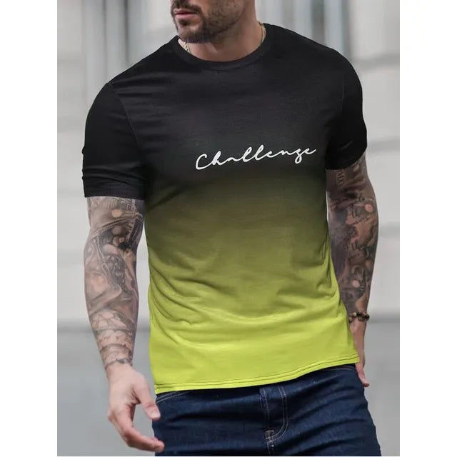 Tate | vintage-t-shirt mit farbverlauf für herren
