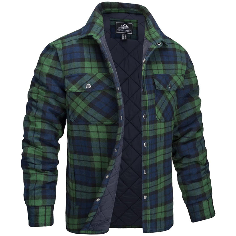 James - kuschelige flanell-komfortjacke für herren