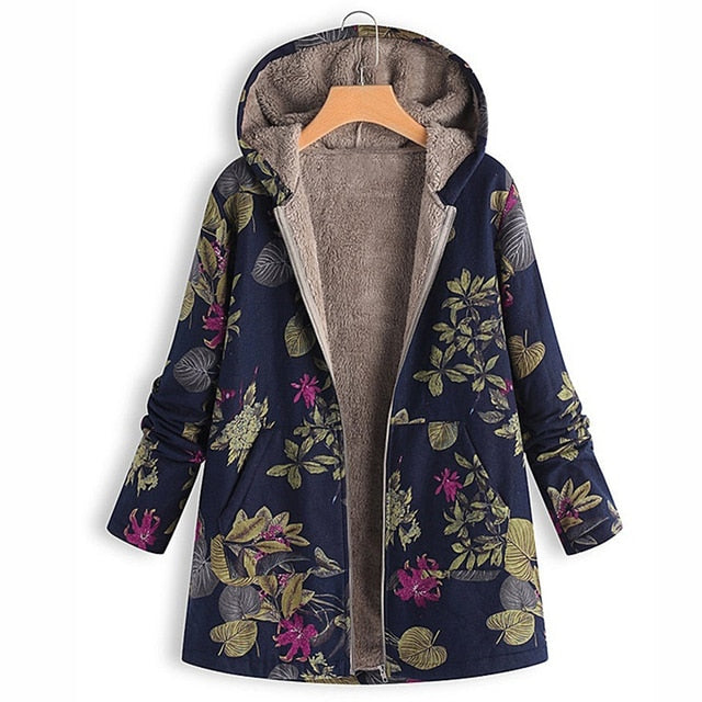 Caela – vintage-wintermantel für damen