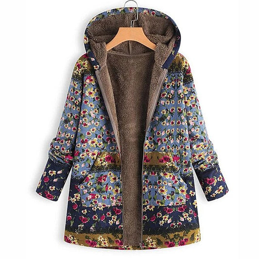 Caela – vintage-wintermantel für damen