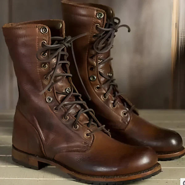 Damen-schnürstiefeletten mit fellfutter – damen